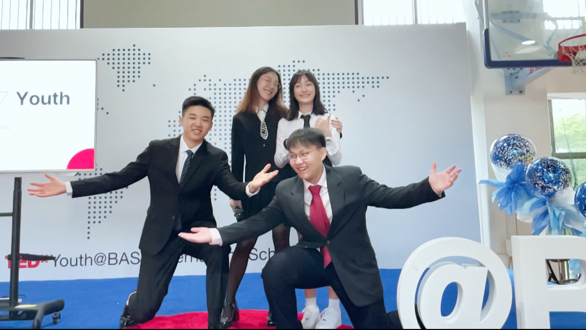 senior welcoming you to TED x BISZ