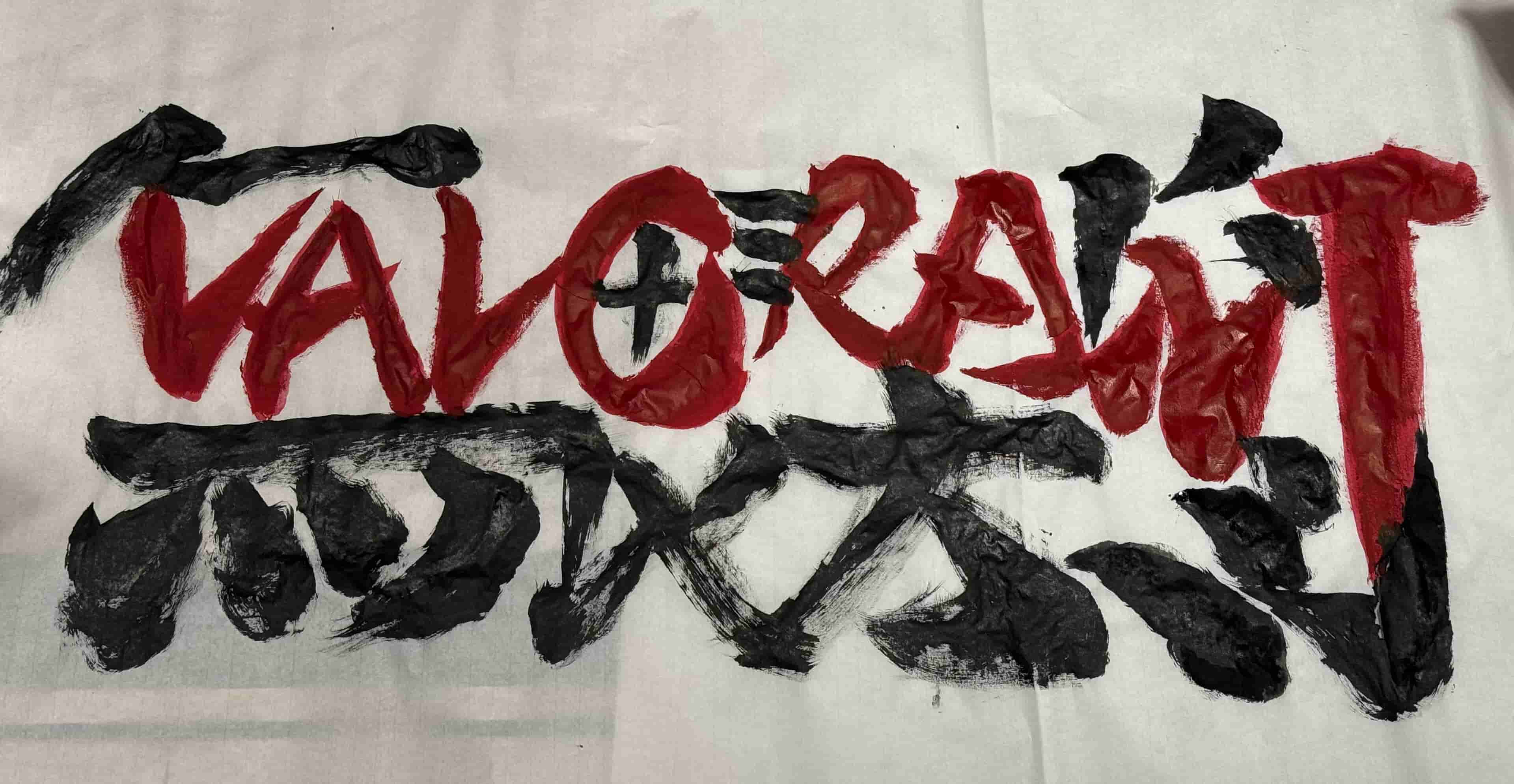 Creative Calligraphy: Valorant